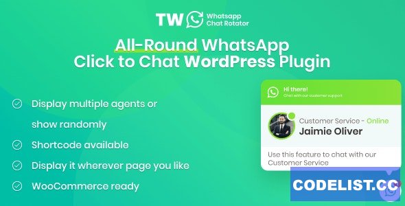 WhatsApp Chat for WordPress and WooCommerce v1.1.0 