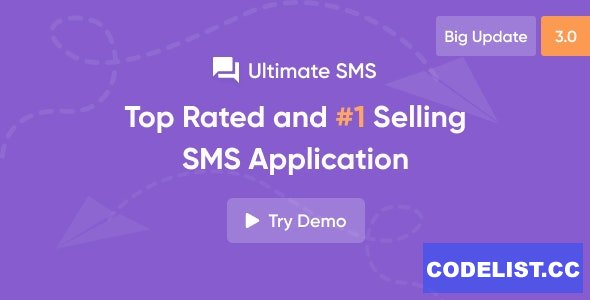 Ultimate SMS v3.0.1 - Bulk SMS Application For Marketing - nulled