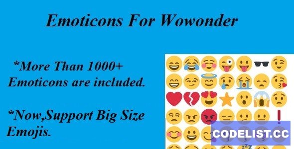 Emoticons For Wowonder - 15 April 2021