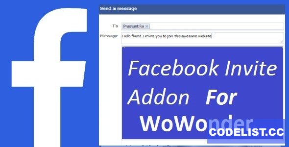 Facebook Invite Addon For WoWonder - 22 March 2021
