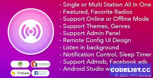 XRadio v4.1 - Best Radio Template For Android