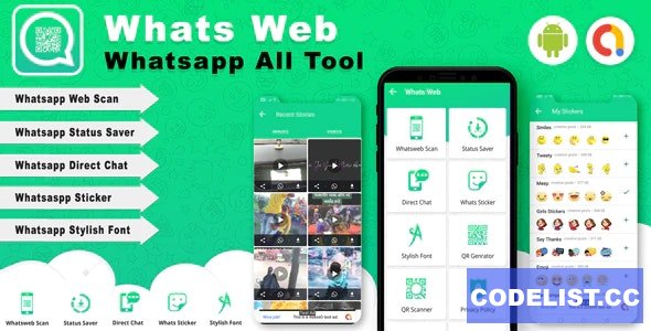 Android Whats Web v2.0 - Whatsapp all tools App