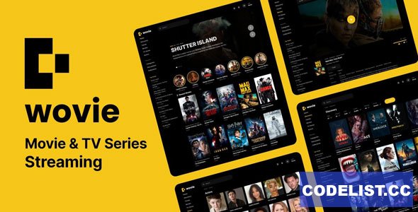Wovie v5.0.2b - Movie and TV Series Streaming Platform