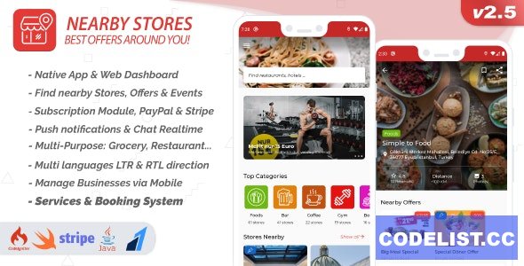 Nearby Stores Android v2.5.1 - Offers, Events, Multi-Purpose, Restaurant, Services & Booking