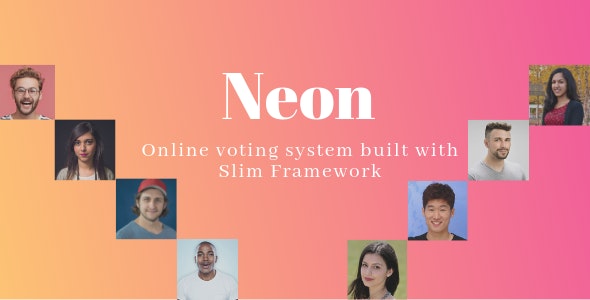 Neon - Online Voting System built with Slim Framework (08 May 2021)