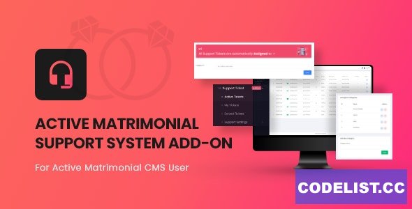 Active Matrimonial Support Ticket add-on v1.0