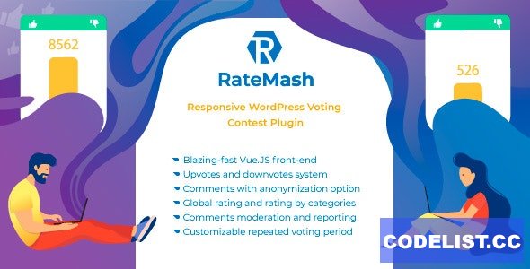 RateMash v1.0.0 - Responsive WordPress Voting Contest Plugin