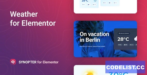Synopter v1.1.4 - Weather for Elementor