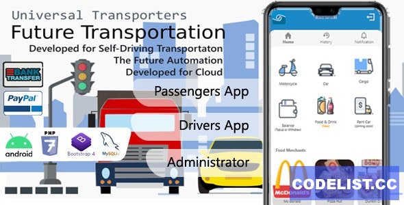 Universal Transporter Apps - 27 April 2021