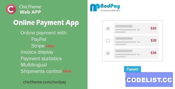 NodPay v1.1 - Online Payment App 