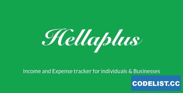 Hellaplus v1.4 - Income and Expense Tracker for Individuals & Businesses