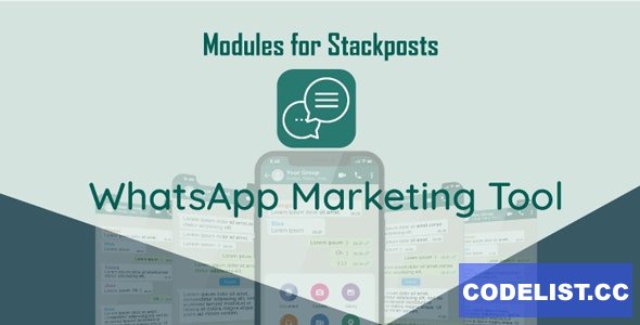 Whatsapp Marketing Tool Module For Stackposts v3.0