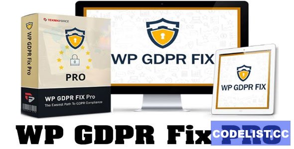 WP GDPR Fix Pro v3.6 - GDPR & PECR Compliance for your Wordpress Site