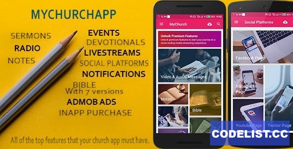 My Church App - Android & IOS Flutter Church Application 30 April 2021