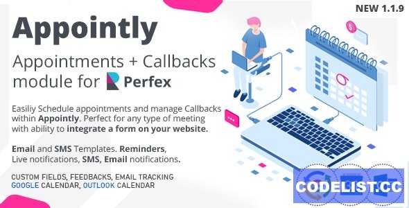 Appointly v1.1.9 - Perfex CRM Appointments 