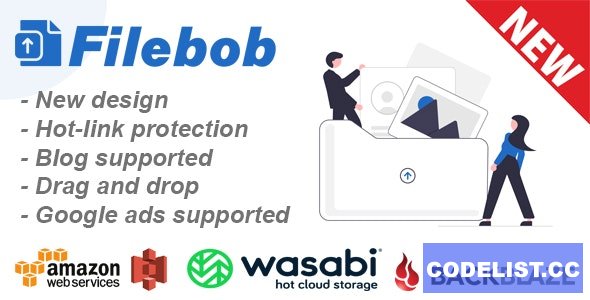 Filebob v1.3.0 - File Sharing And Storage Platform 