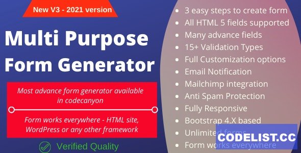 Multi-Purpose Form Generator & docusign (All types of forms) with SaaS v3.95
