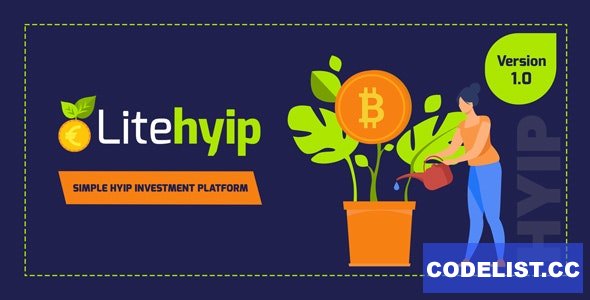 LiteHYIP v1.0 - Simple HYIP Investment Platform