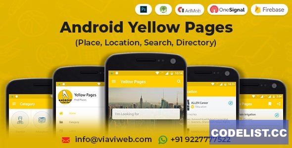 Android Yellow Pages (Place, Location, Search, Directory) v1.4