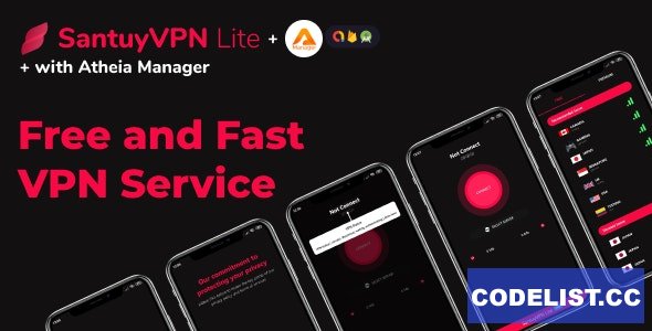 VPN Lite v0.0.1 - fast, light, unlimited bandwith VPN with admob and in app subscription