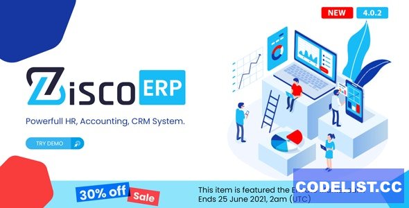 ZiscoERP - Powerful HR, Accounting, CRM System 2 May 2021