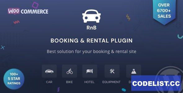 RnB v11.0.1 - WooCommerce Rental & Bookings System