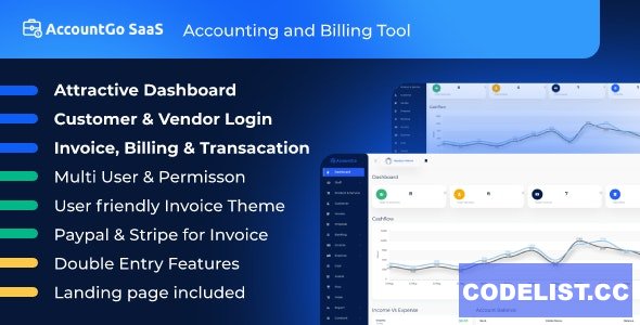 AccountGo SaaS v3.3.0 - Accounting and Billing Tool