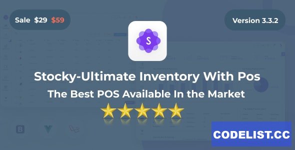 Stocky v3.3.1 - Ultimate Inventory Management System with Pos