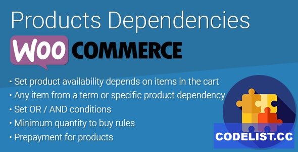 WooCommerce Products Dependencies v2.0.1 