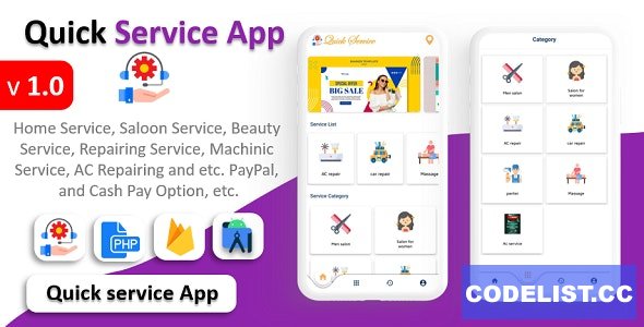 Quick Service App v1.0