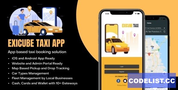 Exicube Taxi App v2.1.0