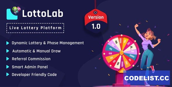 LottoLab v1.0 - Live Lottery Platform - nulled