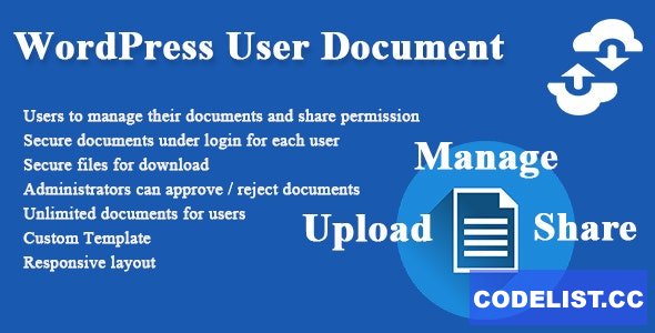 WordPress User Document v1.2.3 