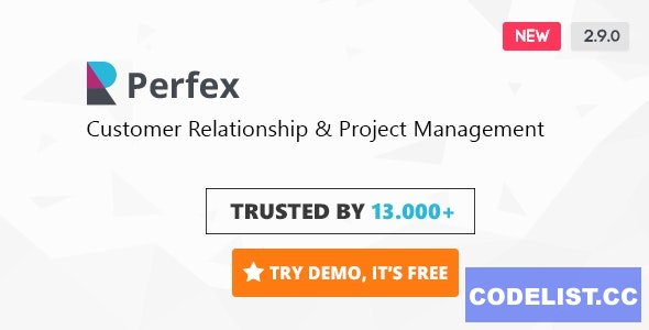 Perfex v2.9.0 - Powerful Open Source CRM