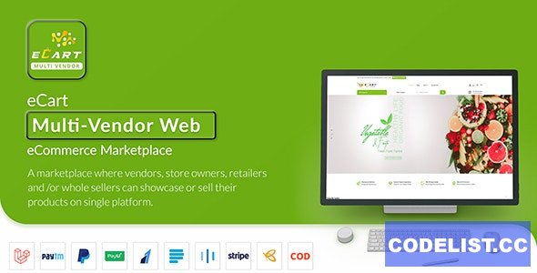 eCart Web v1.0.0 - Multi Vendor eCommerce Marketplace