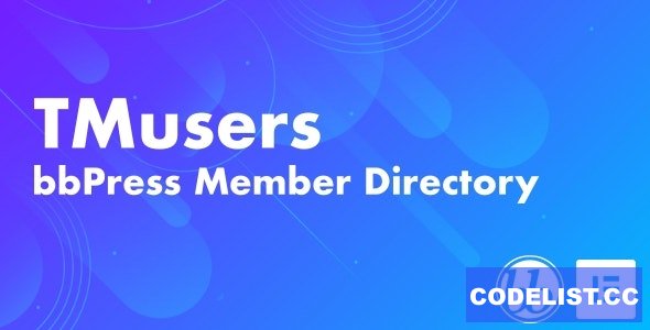 TMusers v1.0 - bbPress Forum Member Directory For Elementor 
