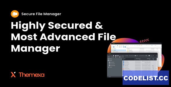 Secure File Manager Pro V1 5 Premium Scripts Plugins Mobile