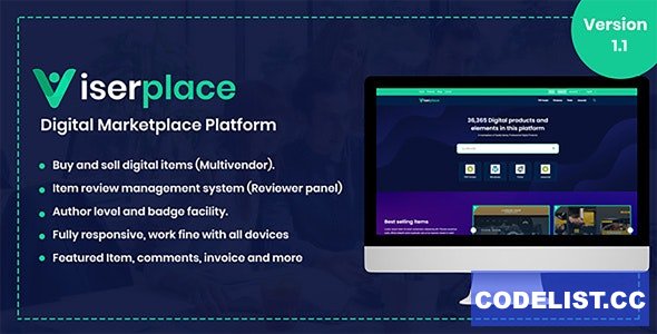ViserPlace v1.1 - Digital Marketplace Platform - nulled