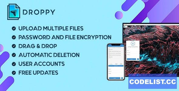 Droppy v2.3.7 - Online file transfer and sharing - nulled