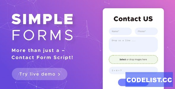 Contact Form Script v3.0.7 - Simple Forms