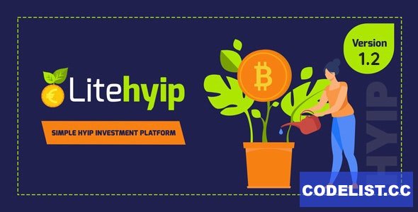 LiteHYIP v1.2 - Simple HYIP Investment Platform