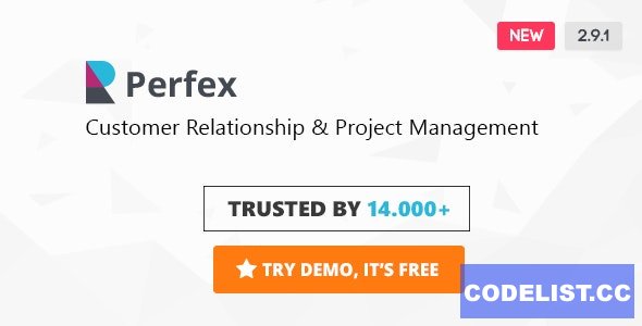 Perfex v2.9.1 - Powerful Open Source CRM 
