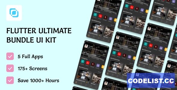Flutima v1.0 – Flutter UI Ultimate Bundle Kit