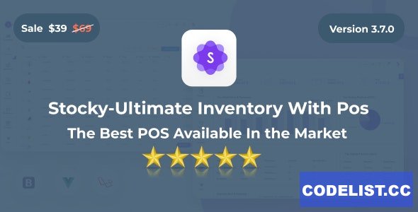 Stocky v3.7.0 - Ultimate Inventory Management System with Pos