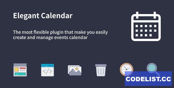 Elegant Calendar v1.1.0 - WordPress Events Calendar Plugin