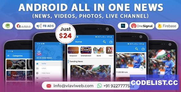 All In One News (News, Videos, Photos, Live Channel) v3.0