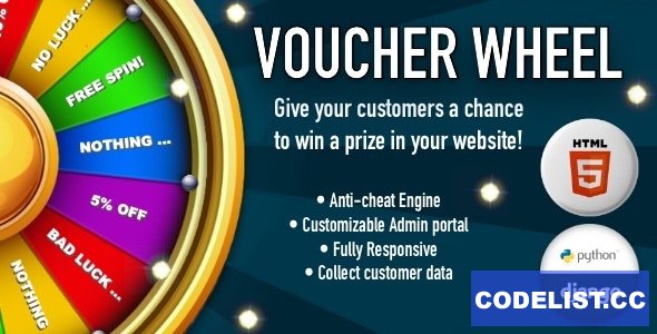 Voucher Wheel v1.2.2 - Engage and give prizes to your customers