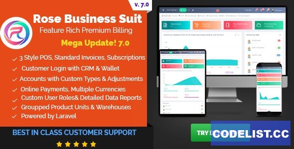 Rose Business Suite v7.0 b100 - Accounting, CRM and POS Software