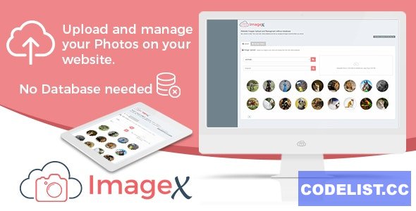 ImageX v1.3 - Website Images and Photos Upload & Managment without Database