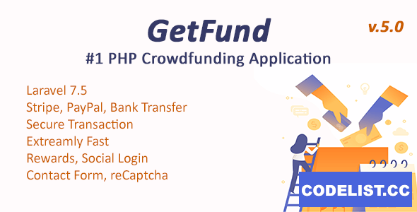 GetFund v5.2 - A Professional Laravel Crowdfunding Platform